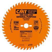 CMT Construction Saw Blade - 300mm dia x 3.2 kerf x 30 bore Z48 10�ATB